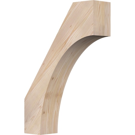 Ekena Millwork 5 1/2"W x 20"D x 28"H Westlake Smooth Knee Brace, Douglas Fir BRC06X20X28WTL00SDF